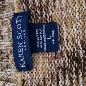Karen Scott Sweater Size L